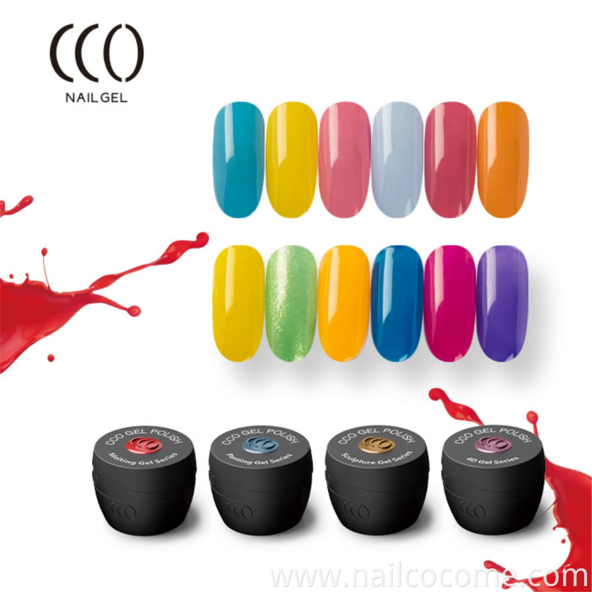 CCO Factory Direct Soak printing color UV gel OEM Private Logo Gel For 90 Colors